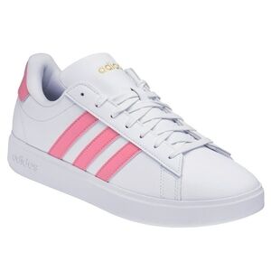 Adidas Women's Classic White and Pink Sneakers